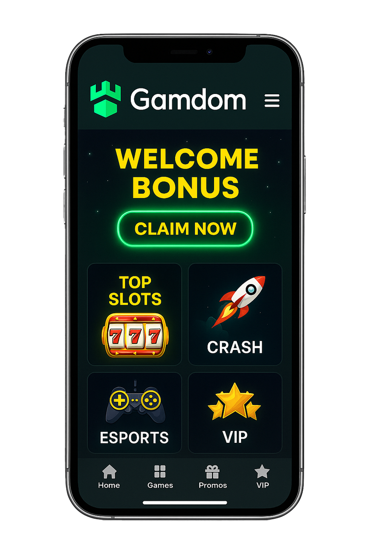 Gamdom mobile experience