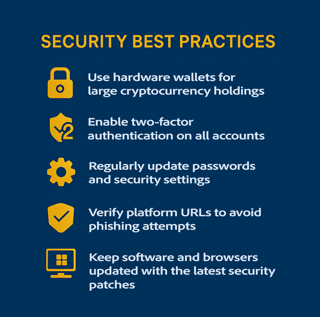 Security best practices for crypto gambling platforms – iconen en checklist