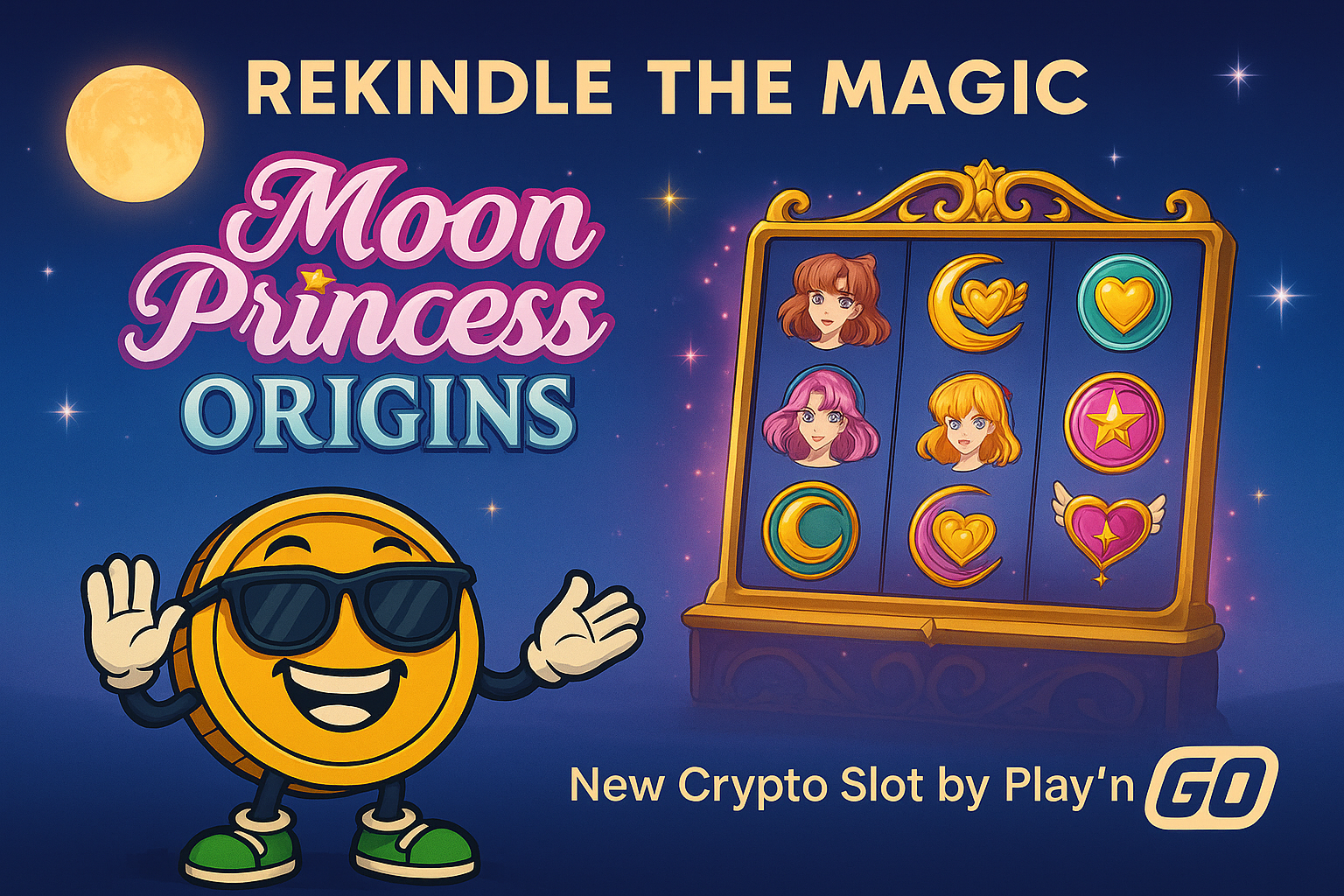 Moon Princess Origins – Crypto Anime Slot by Play'n GO