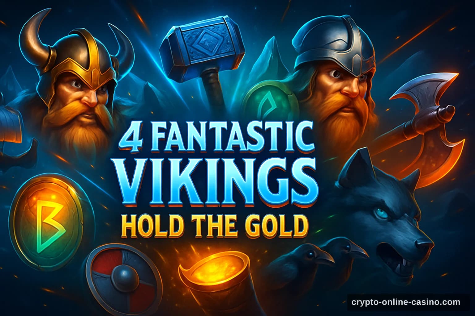 4 Fantastic Vikings Hold the Gold slot