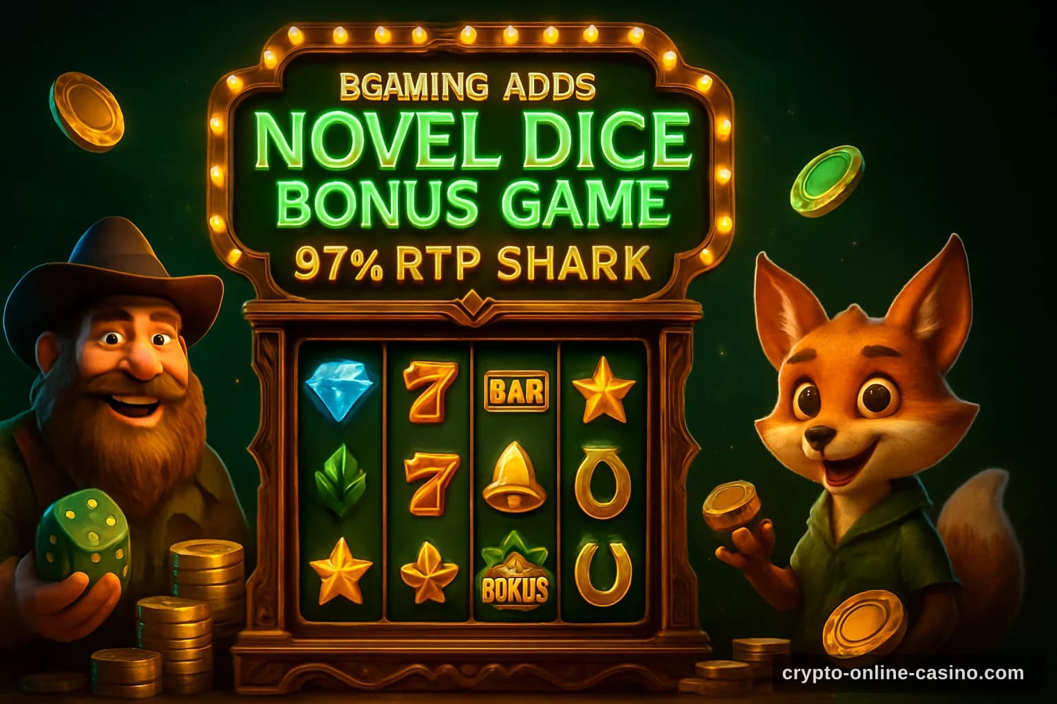 BGaming Adds Novel Dice Bonus Game to 97% RTP Shark slot