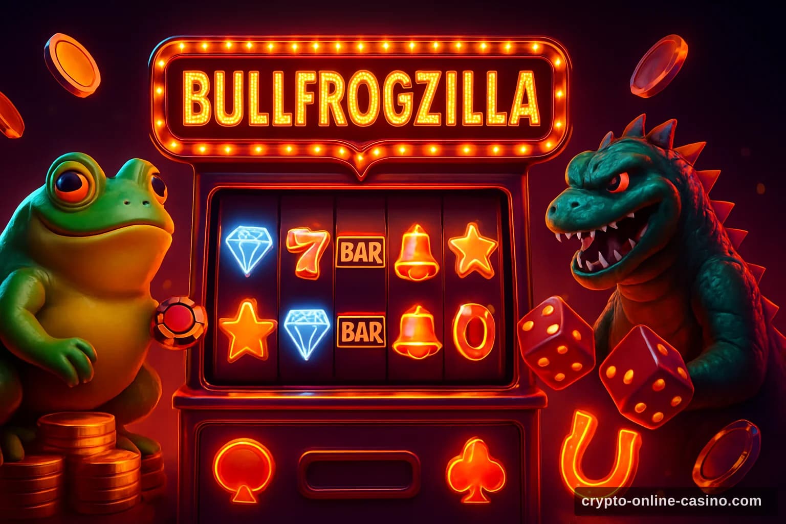 Bullfrogzilla slot