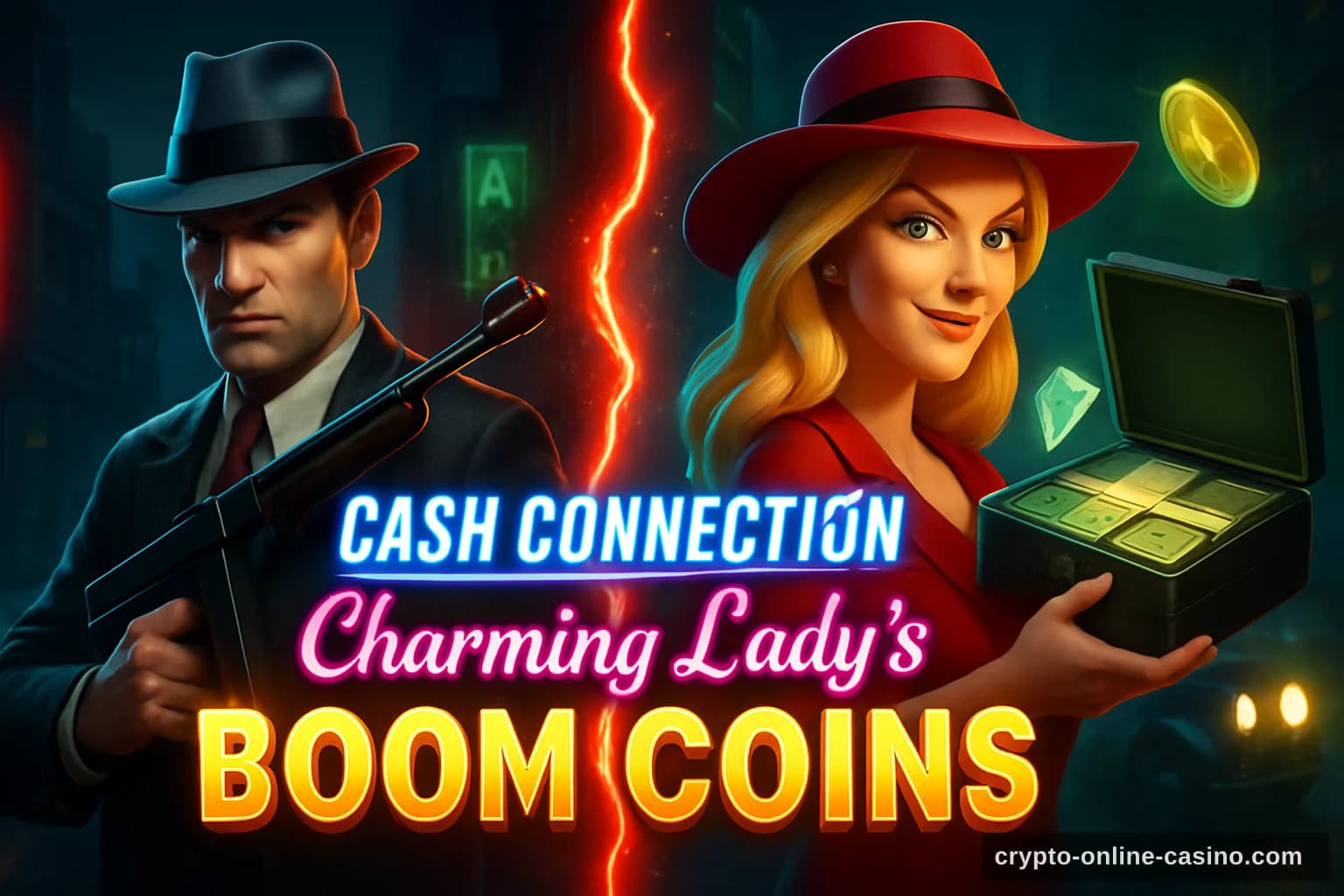 Cash Connection Charming Lady’s Boom Coins slot