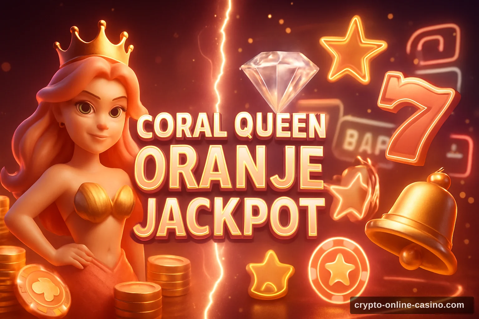 Coral Queen Oranje Jackpot slot