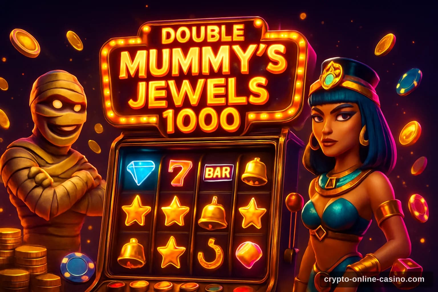 Double Mummy's Jewels 1000 slot
