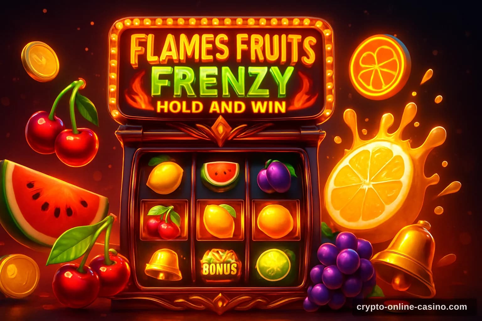 Flames Fruits Frenzy Hold and Win slot