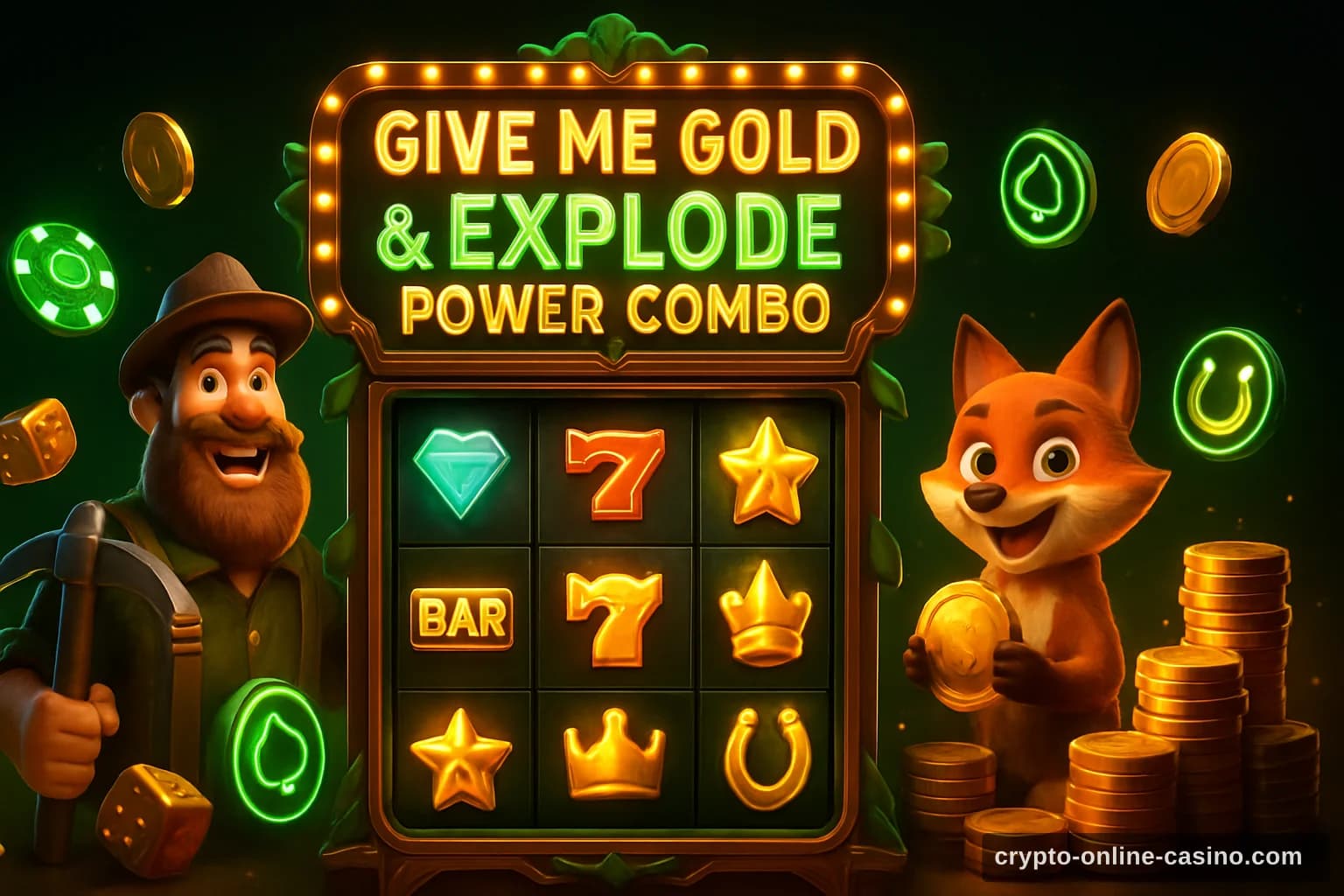 Give Me Gold & Explode Power Combo slot