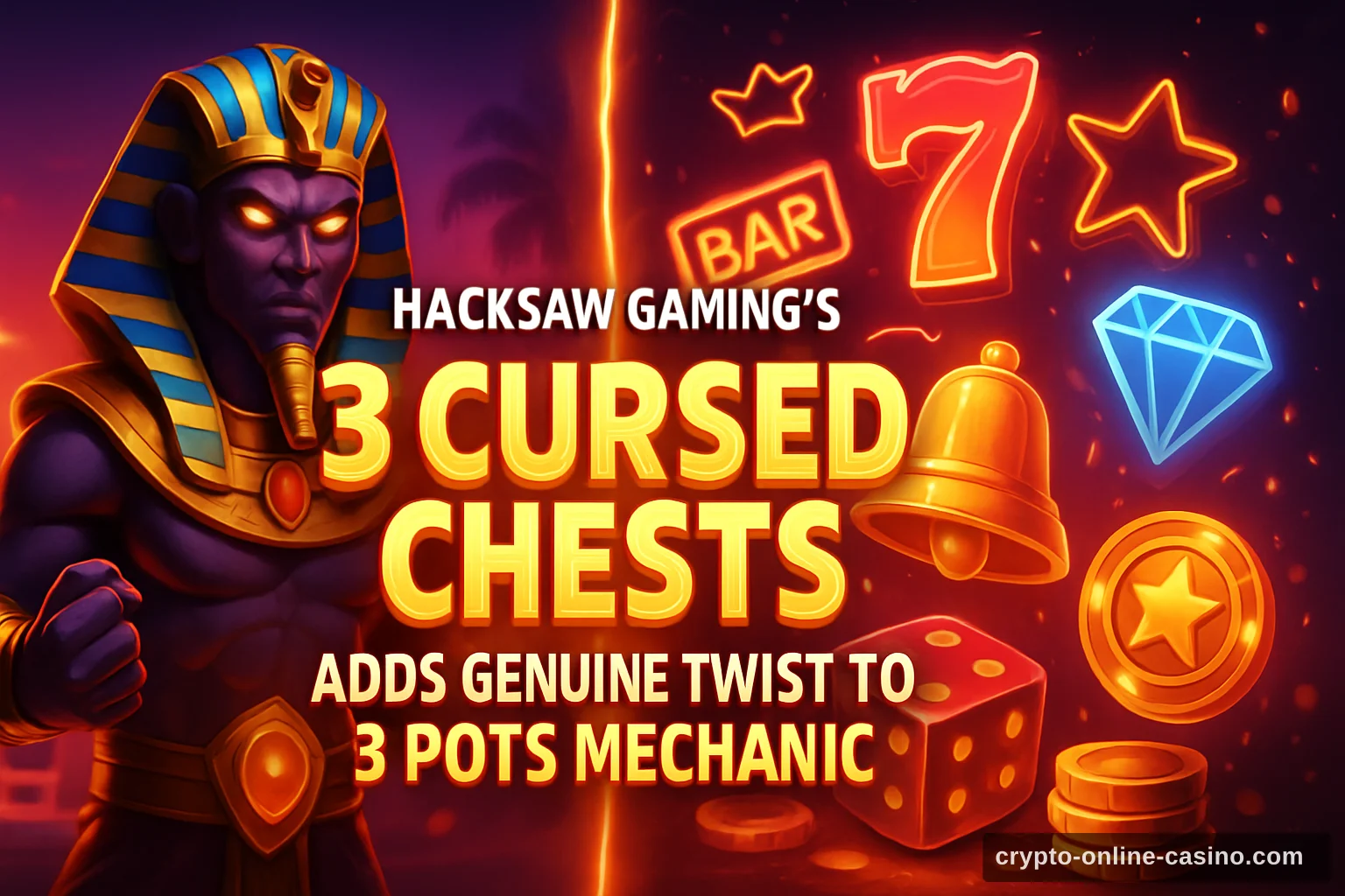 Hacksaw Gaming’s 3 Cursed Chests Adds Genuine Twist to 3 Pots Mechanic slot