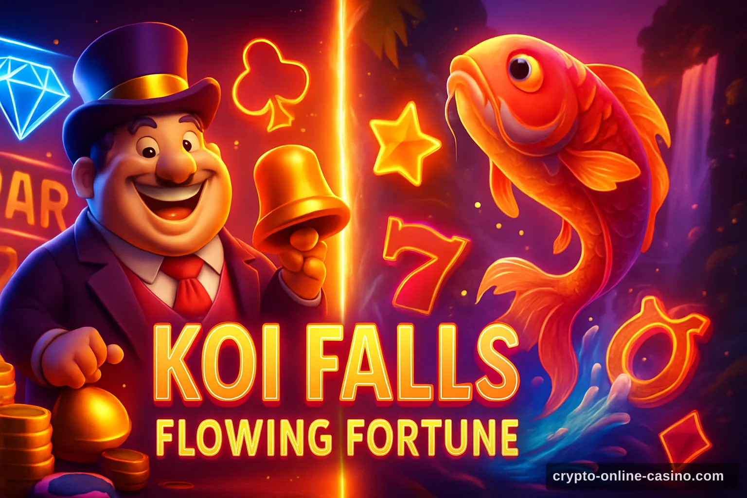 Koi Falls Flowing Fortune slot