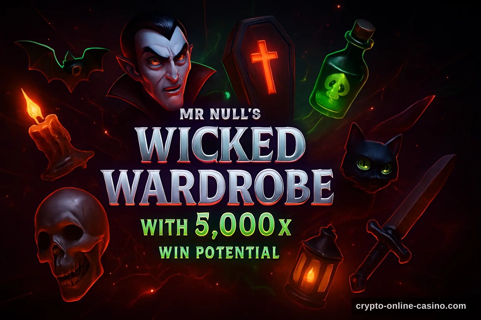 Mr Null’s Wicked Wardrobe With 5,000x Win Potential slot