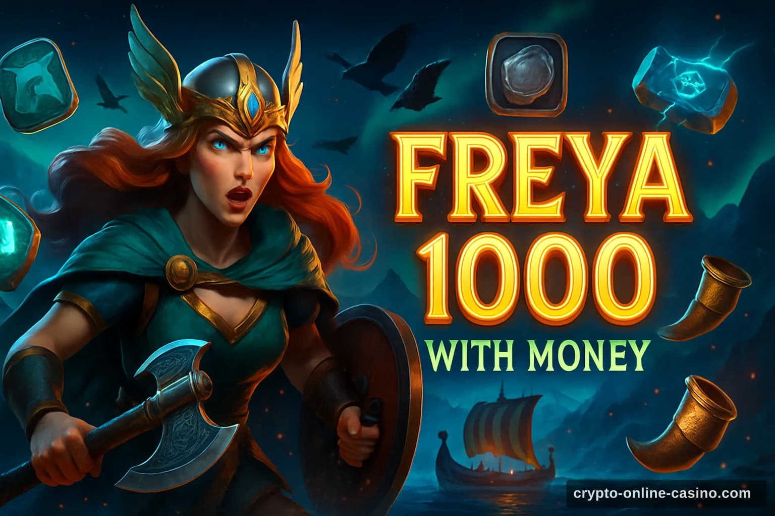 Norse-Themed Freya 1000 With Money slot