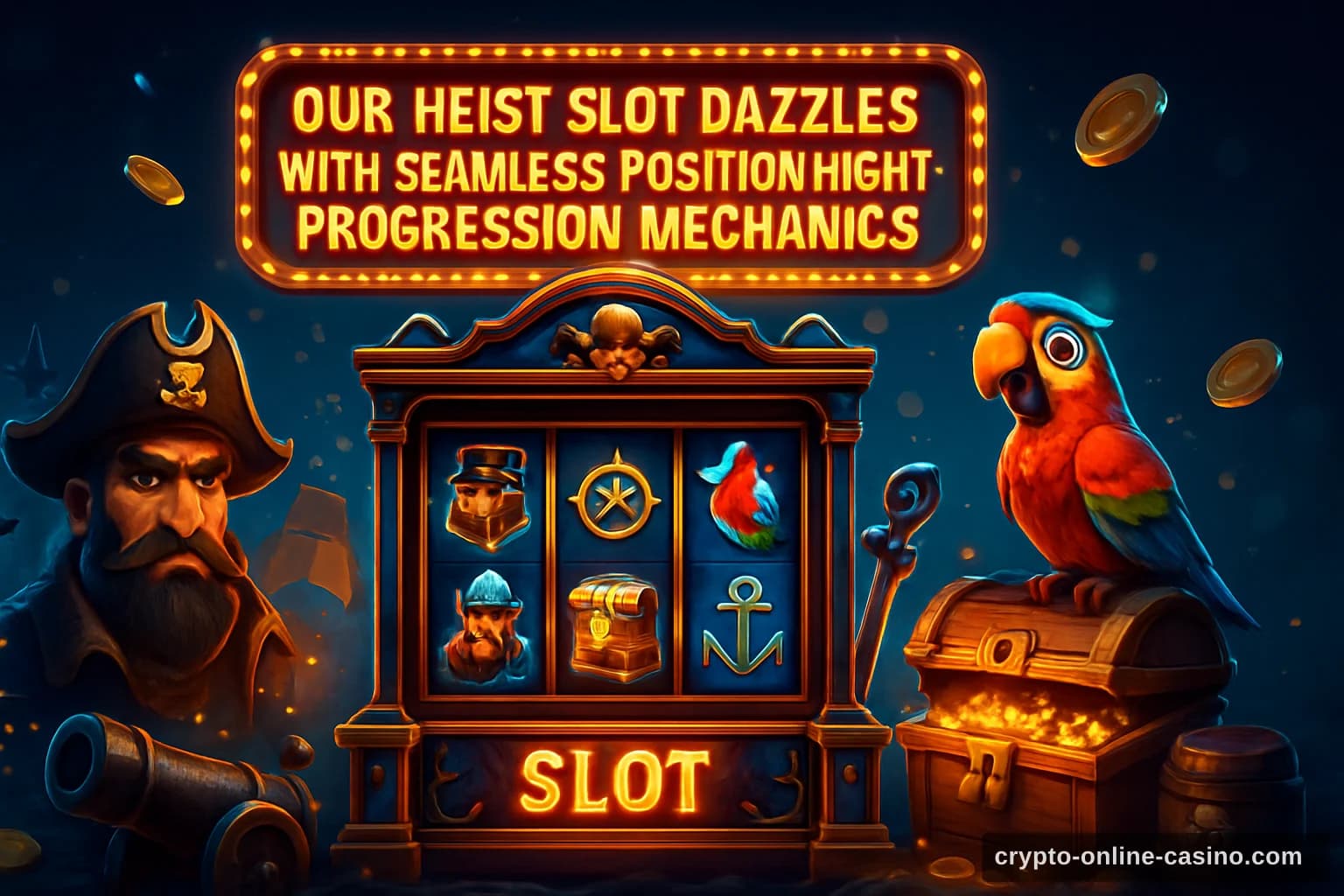 Out Heist Slot Dazzles With Seamless Position-Highlighting Progression Mechanics slot