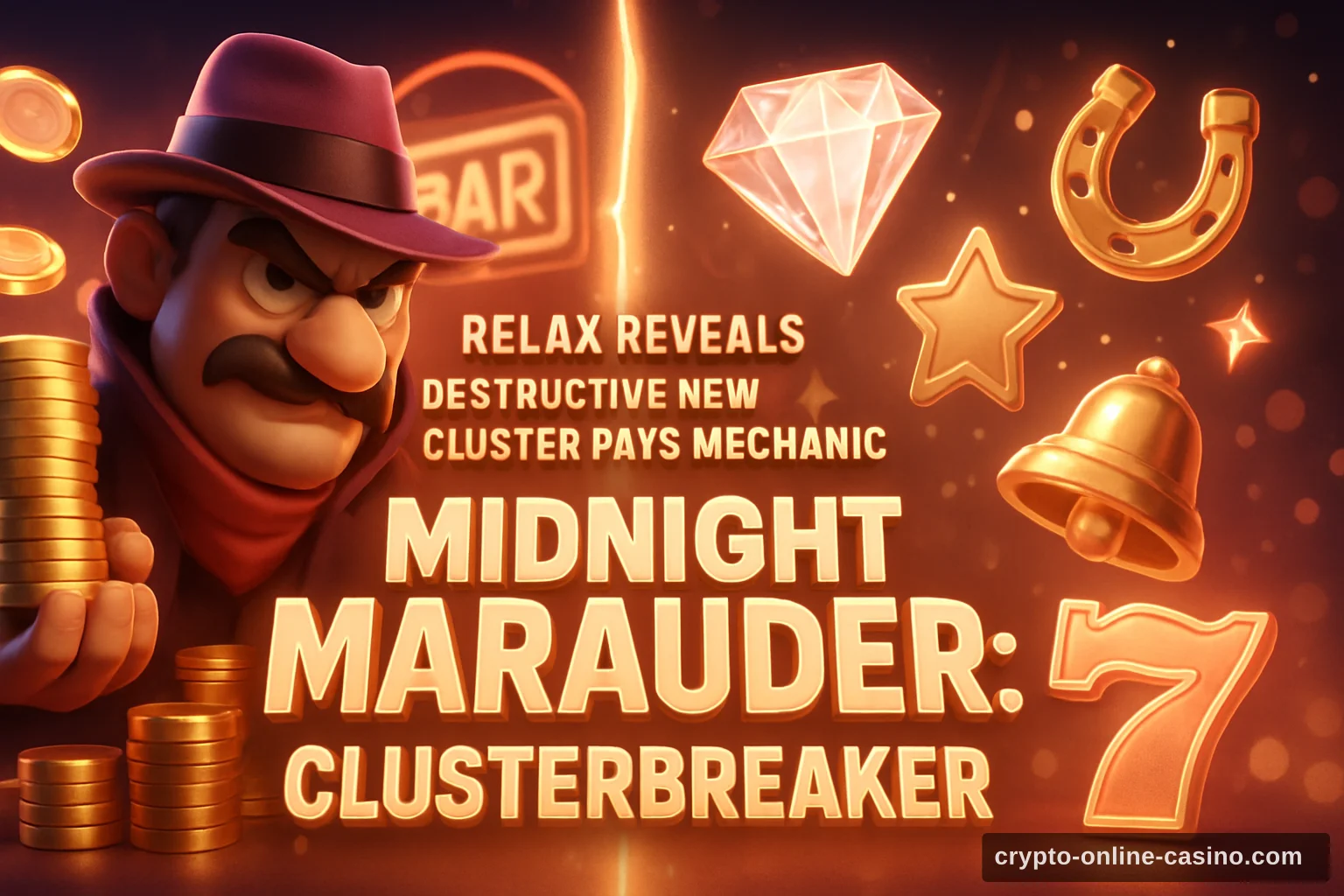 Relax Reveals Destructive New Cluster Pays Mechanic in Midnight Marauder: ClusterBreaker slot