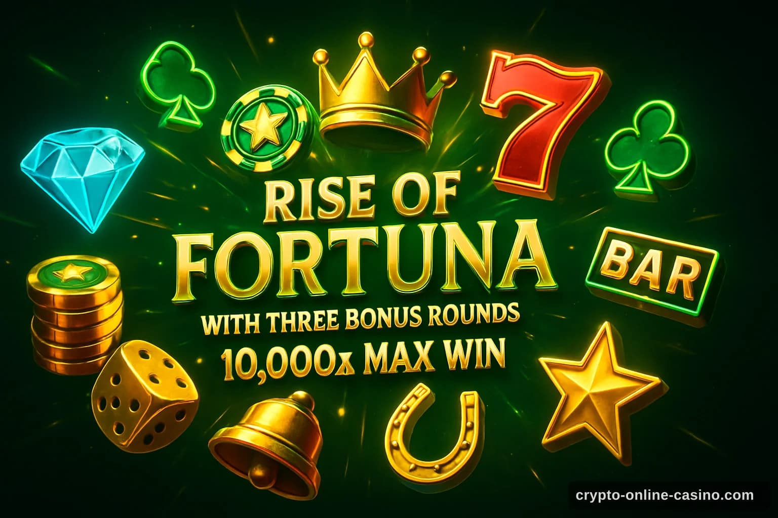 Rise of Fortuna With Three Bonus Rounds,10,000x Max Win slot