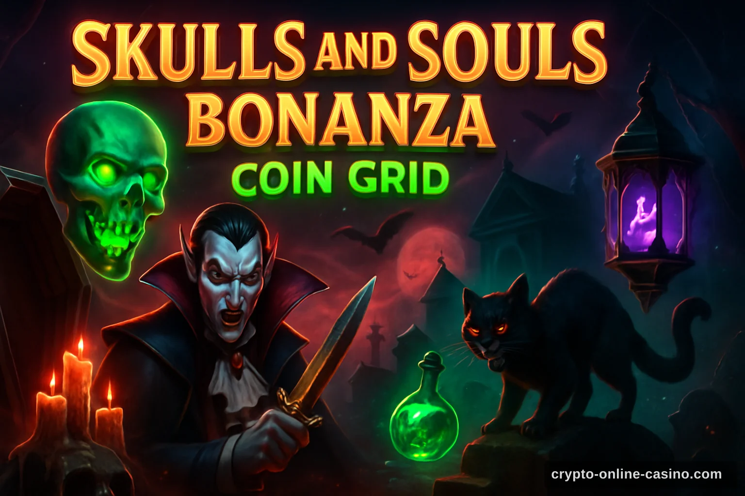 Skulls and Souls Bonanza Coin Grid slot
