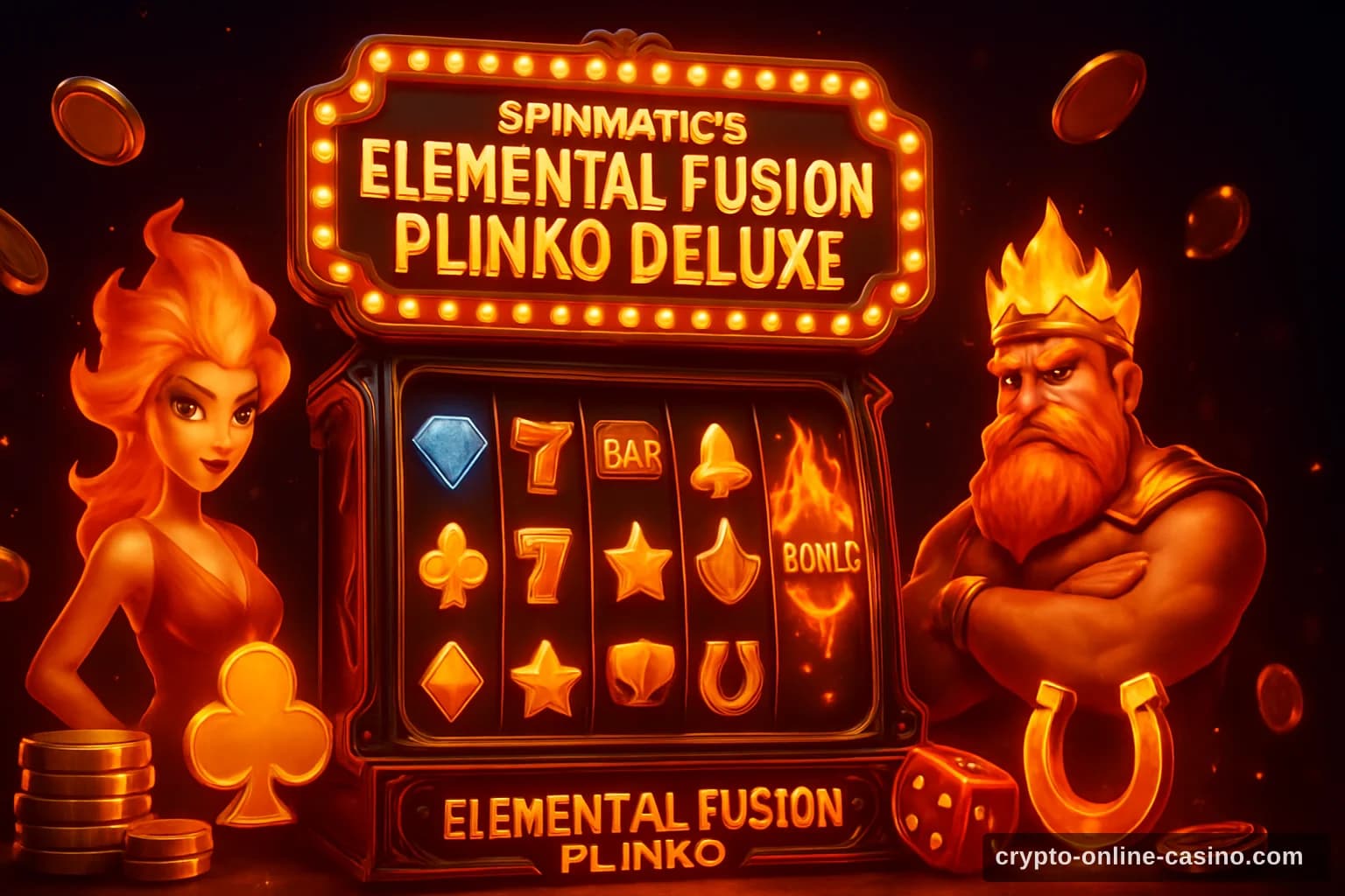 Spinmatic’s Elemental Fusion Plinko Deluxe Blends Reels With Four Unique Elemental Plinko Boards slot