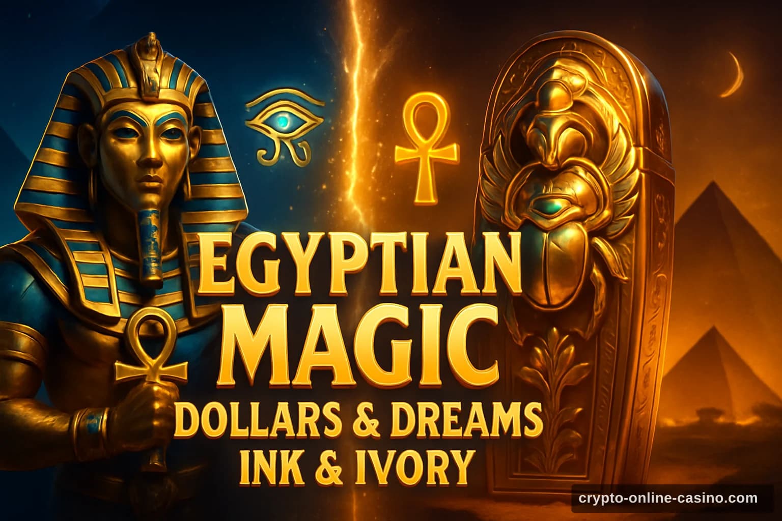 Titles Egyptian Magic Dollars & Dreams, Ink & Ivory slot