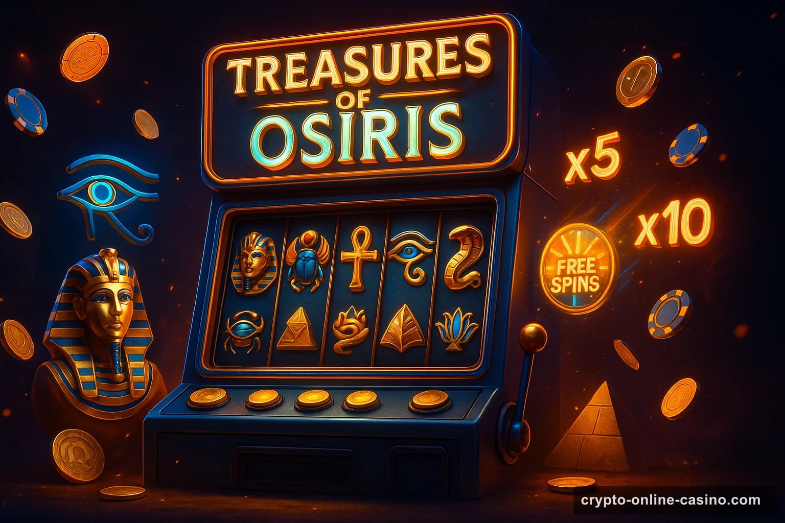 Treasures of Osiris upcoming slot