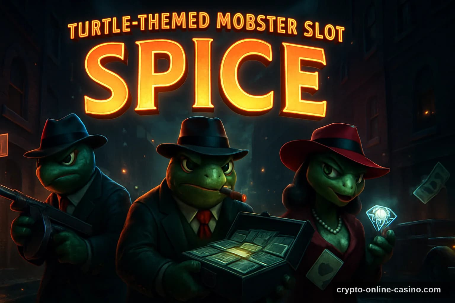 Turtle-Themed Mobster Slot 'Spice' slot