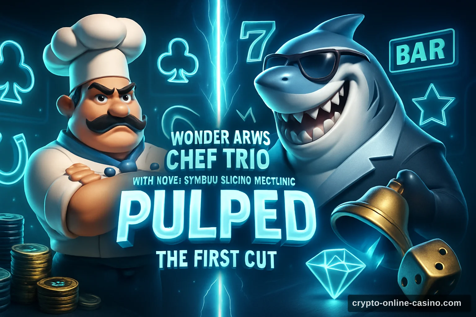 Wonder Arms Chef Trio With Novel Symbol-Slicing Mechanic in Pulped: The First Cut slot